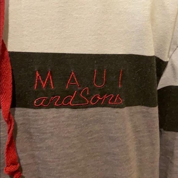 Maui and sons men’s draw draw strong hoodie - Picture 2 of 5